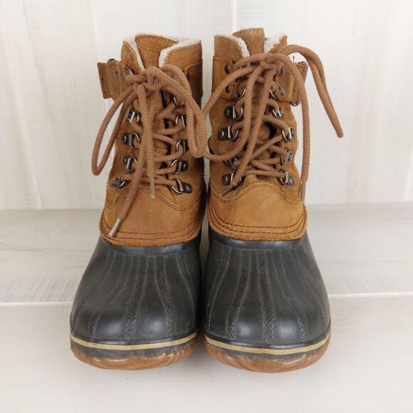 Sorel Fancy Lace II Womens Size 8 Waterproof Winter Lined Duck Boots NL2125-286 - Picture 5 of 8